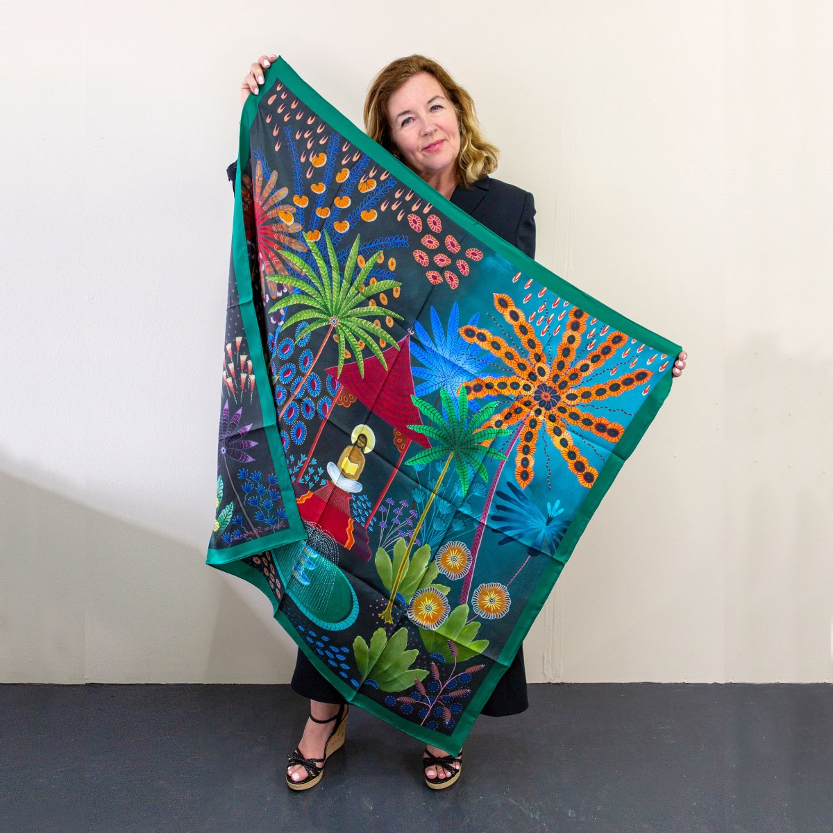 Buy Silk Scarf & Wimbledon Paintings Limited Edition Online – Daphne Stephenson