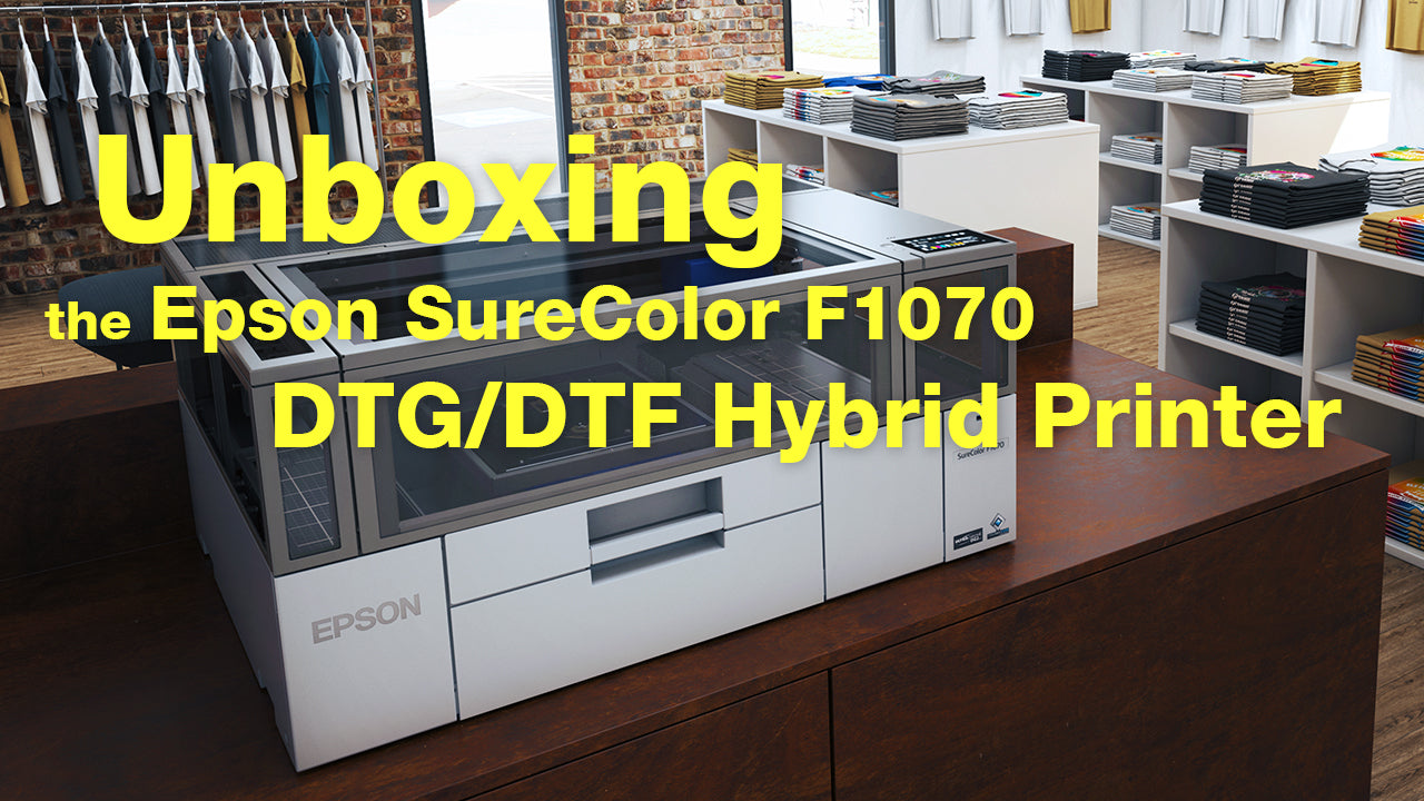 Unboxing Epson SureColor F1070 DTG/DTF – Imaging Spectrum