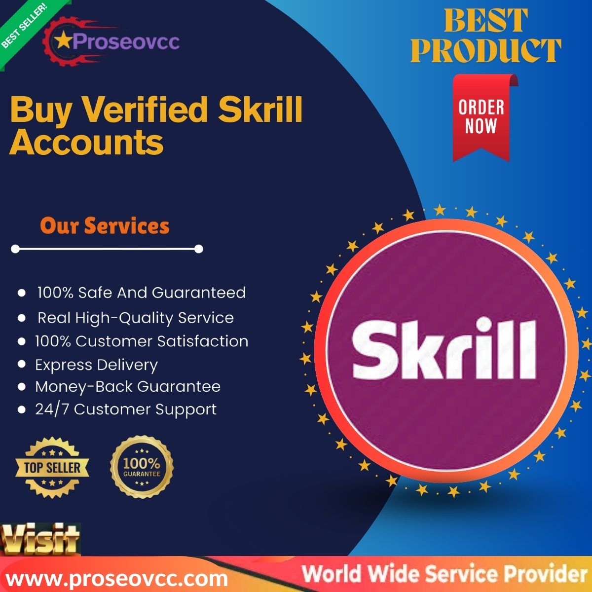 Buy Verified Skrill Accounts - 100% Real Quality & Verified