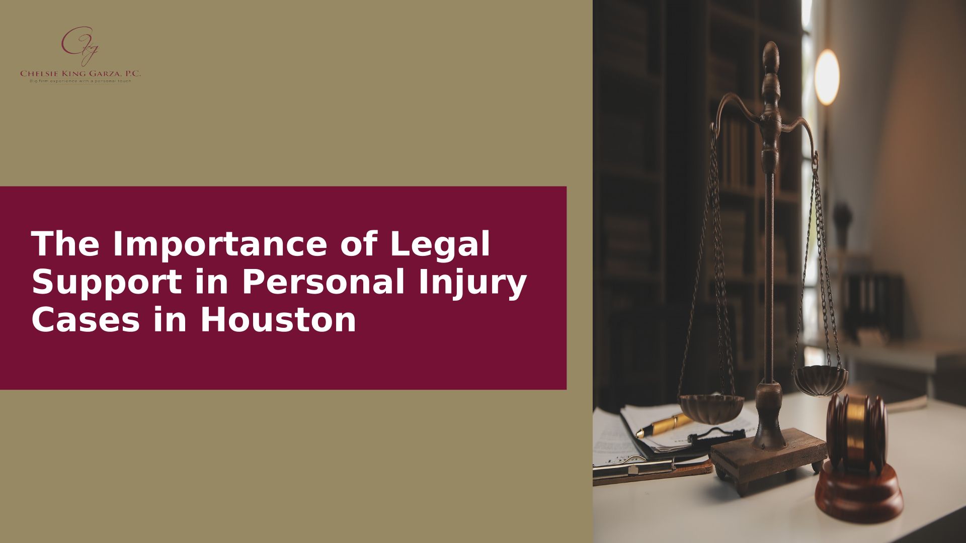 The Importance Of Legal Support In Personal Injury Cases In Houston