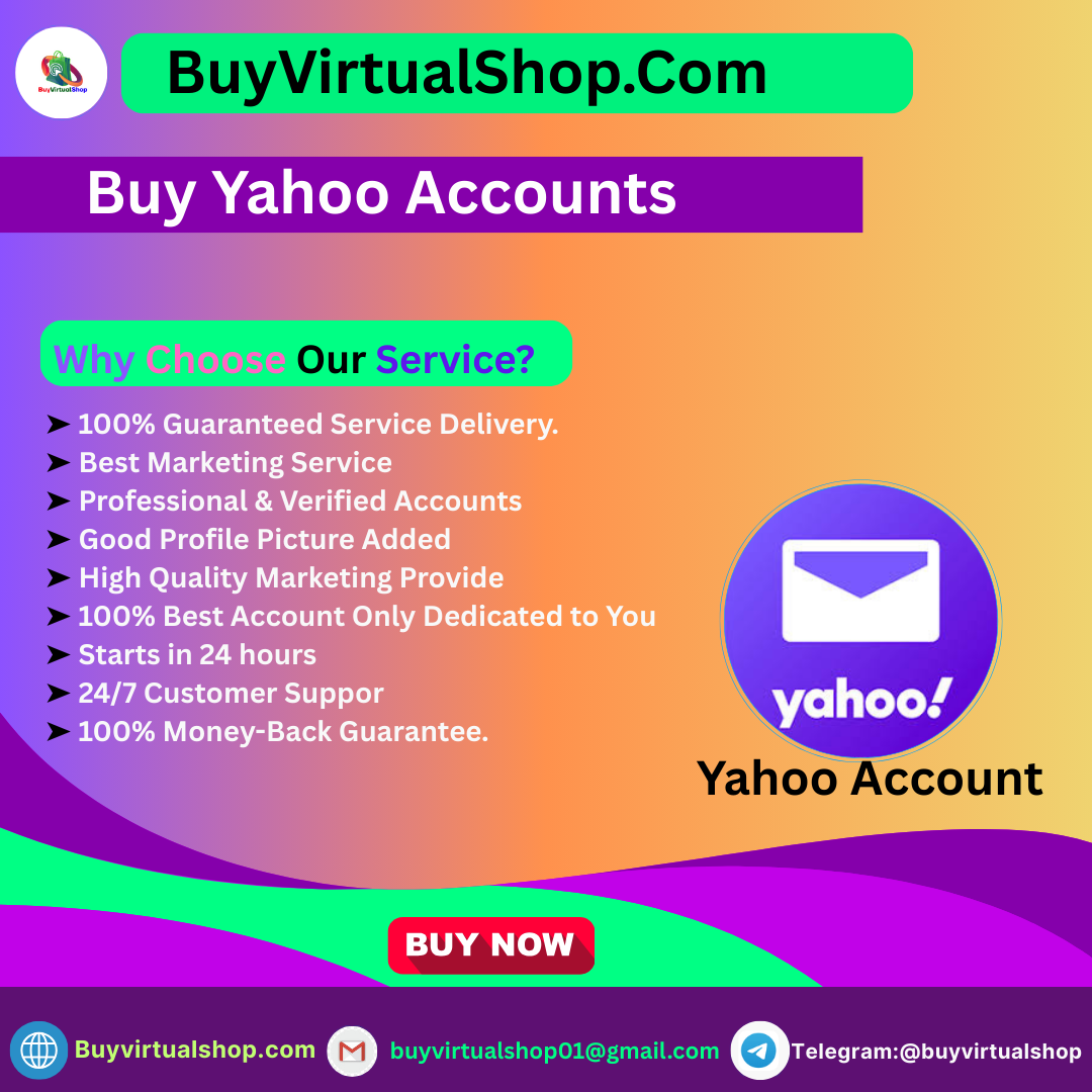 Buy Yahoo Accounts - 100% Good Product Buy Virtual Shop 2025