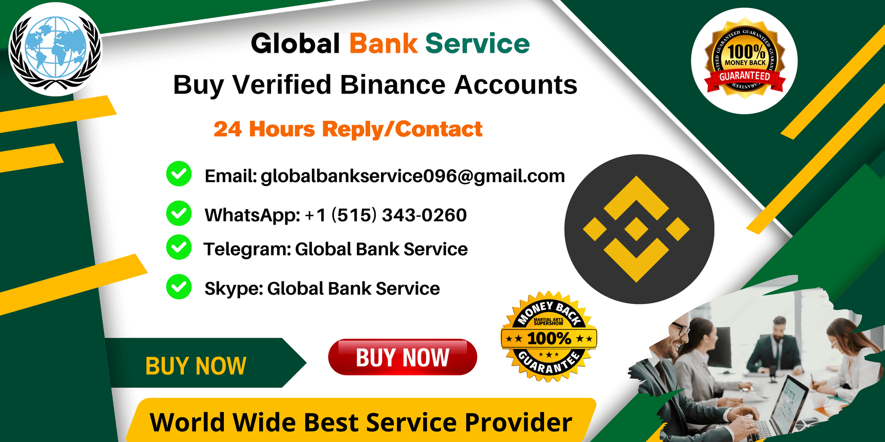 Buy Verified Binance Accounts - Global Bank Service