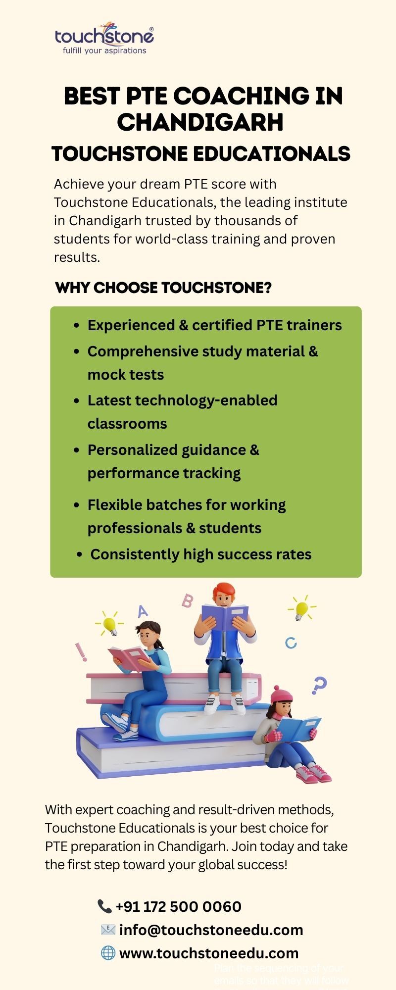 Best PTE Coaching in Chandigarh – Touchstone Educationals
