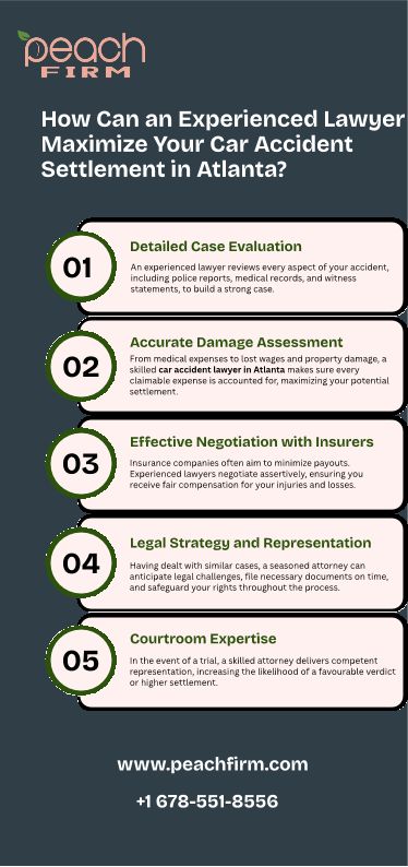 How Can An Experienced Lawyer Maximize Your Car Accident Settlement In Atlanta?