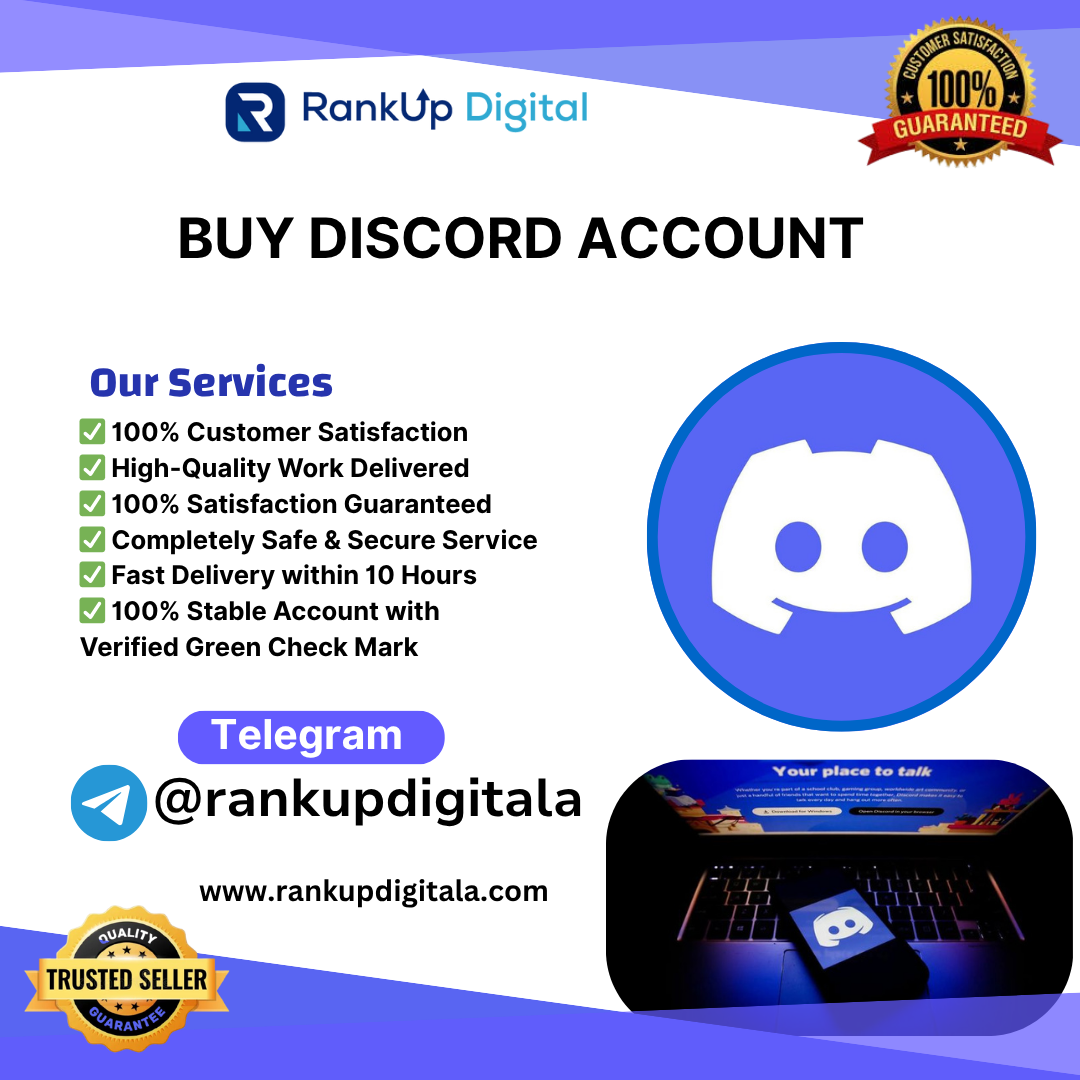 Buy Discord Account | 100% Stable Account
