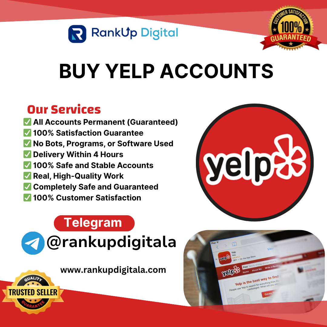 Buy Yelp Accounts | 100% Satisfaction Guarantee